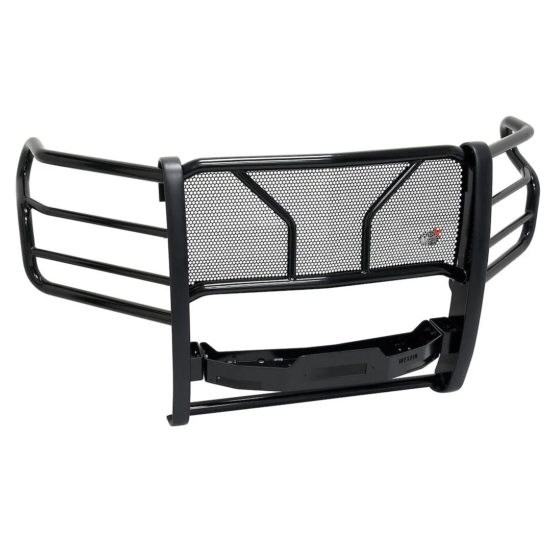 57-93995 – WESTIN Grille Guard, 1-Piece Powder Coated Black Steel 2 Inch Diameter With Brush Guard Without Skid Plate...